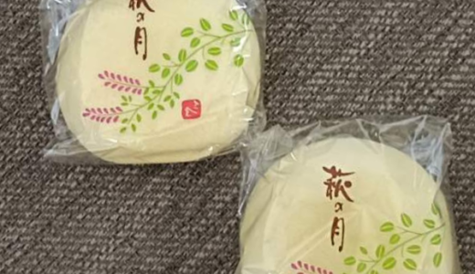 本日のおめざ【萩の月】仙台銘菓